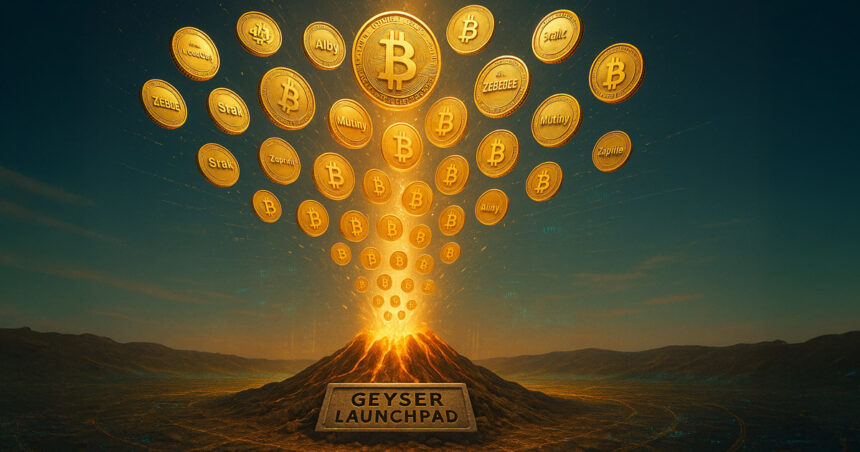 Bitcoin crowdfunding platform Geiser launches Bitcoin project social gate launchpad