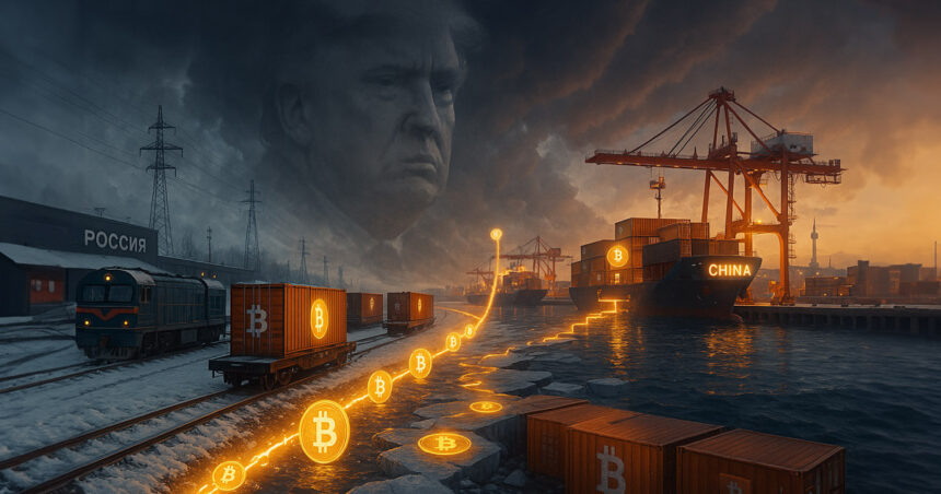 China and Russia accept Bitcoin for trade as the US economic impact is under scrutiny