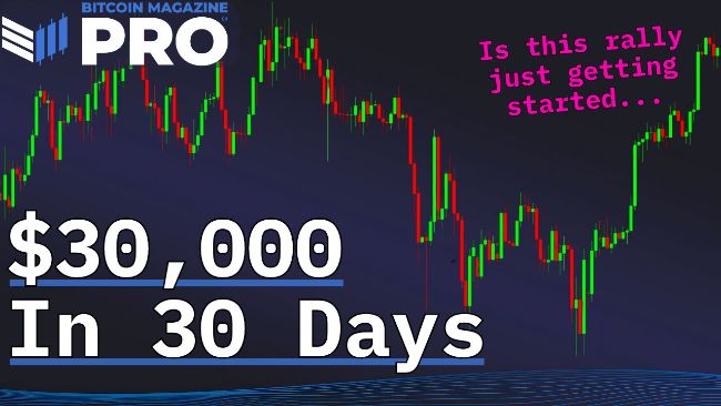 Bitcoin prices will skyrocket $30,000 in 30 days! What's next?