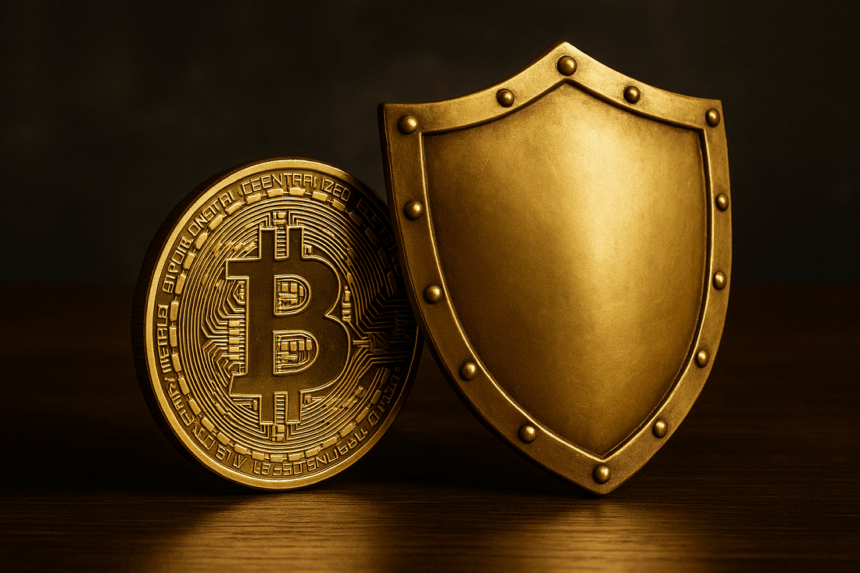 Bitcoin finds his golden shield in the background of a new singer