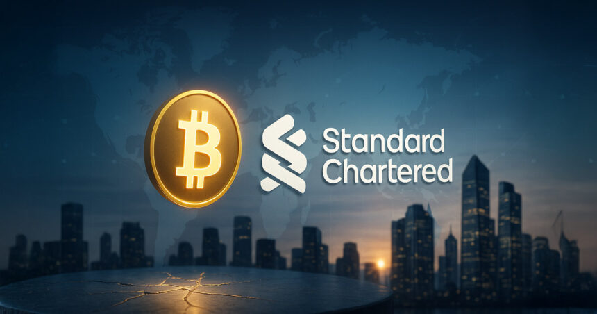 Stanchart warns of potential liquidation risks for companies that employ Bitcoin at high prices