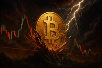 Bitcoin whips under $116K, among the largest hourly corrections in two weeks. The risk of further pullback to $114,000
