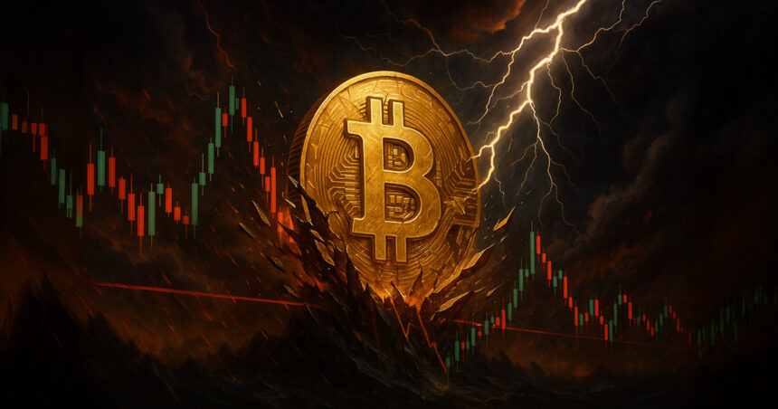 Bitcoin whips under $116K, among the largest hourly corrections in two weeks. The risk of further pullback to $114,000