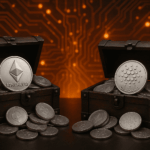 30% and 60% of all Ethereum and Cardano Ada ETH are on staking