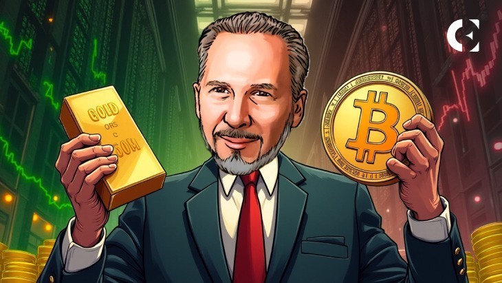 Peter Schiff rejects Bitcoin as a hedge of dollars, saying gold wins at the time of dollar weakness