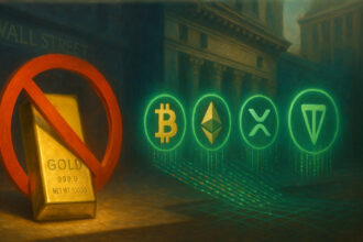 Gold is legally prohibited from what BTC, XRP, TON and ETH currently go to Wall Street