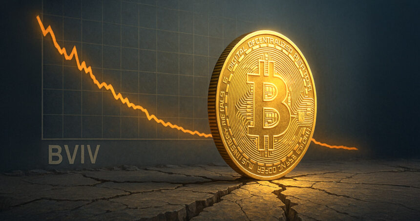 Record compression with implicit volatility sets up the next big move for Bitcoin