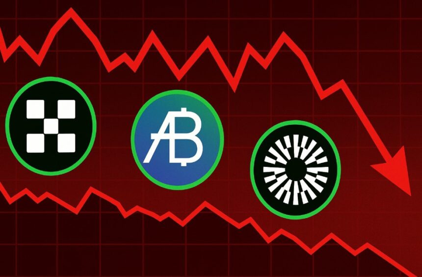Which three cryptocurrencies are resisting the fall of a better market?