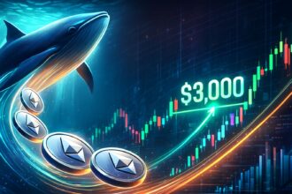 Ethereum Whale Redistribution Continues: Moves 5,000 ETH As Price Reclaims $3K Level